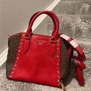 Michael Kors Sienna Medium Studded Messenger